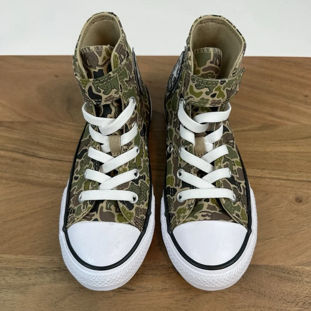 New Kids Converse Chuck Taylor All Star Dog Print Nomad High Top‎ Sneaker Sz 1 Y